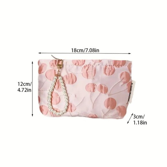 Pink Cherry Makeup Bag - Picture 3 of 3